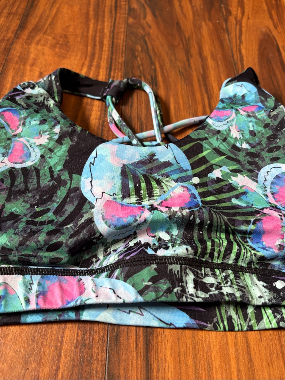 Constantly Varied Gear Floral Sports Bra - Black, Green, Pink, Blue